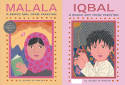 Cover image of book Malala: a Brave Girl from Pakistan / Iqbal: a Brave Boy from Pakistan: Two Stories of Bravery by Jeanette Winter