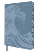 Cover image of book Katsushika Hokusai: The Great Wave 2025 Artisan Art Vegan Leather Diary by Flame Tree Studio